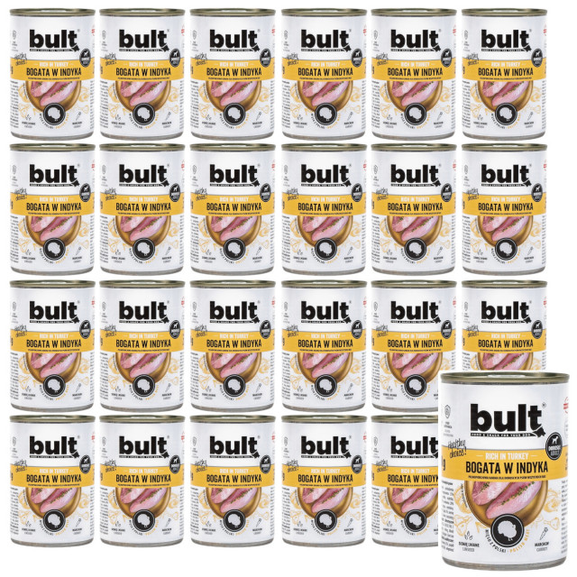 Влажный корм для собак BULT Rich in Turkey - 24 x 400 г