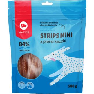 Лакомство для собак MACED Mini Strips с утиной грудкой - 500 г
