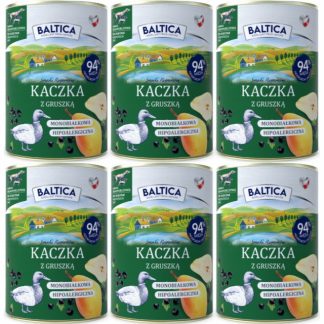 Влажный корм для собак BALTICA «Вкусы регионов»: утка моно с грушей - 6 x 400 г