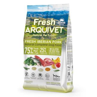 Корм для собак ARQUIVET из свежей иберийской свинины - полувлажный - 10 кг