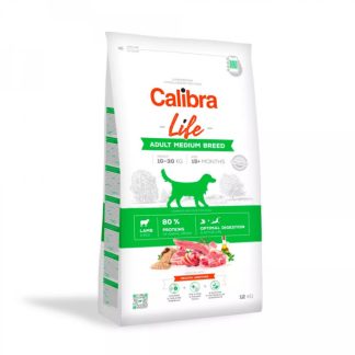CALIBRA Life Adult Medium Breed Lamb - сухой корм для собак - 12 кг