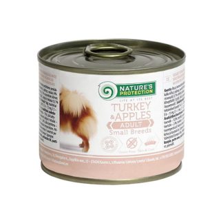 Влажный корм для собак NATURE'S PROTECTION Adult Small Turkey and Apples - 200 г