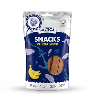 Лакомство для собак BALTICA Snacks Mono Salmon с бананами - 80 г