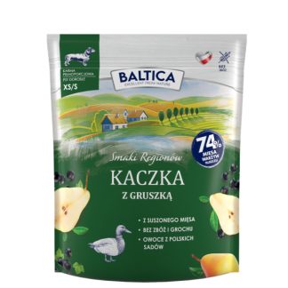 Сухой корм для собак BALTICA Regional Flavors для мелких пород собак со вкусом утки и груши - 1 кг.