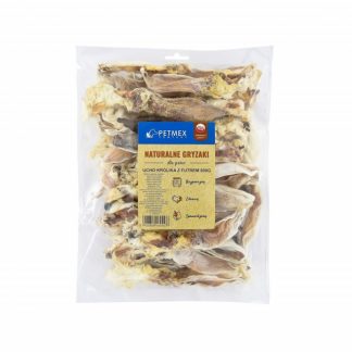 Лакомство для собак PETMEX в форме кроличьих ушей, 500 г