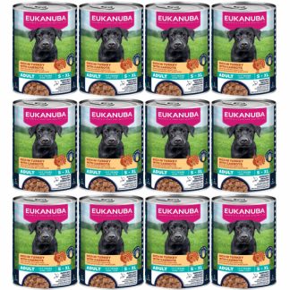 Влажный корм для собак EUKANUBA Life Care с индейкой и морковью - 12 x 400 г