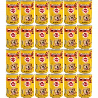 Влажный корм для собак PEDIGREE Adult Beef in Jelly - 24 x 400 г
