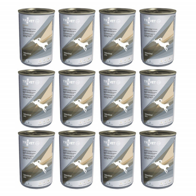 Влажный корм для собак TROVET Intestinal DPD с уткой - 12 x 400 г