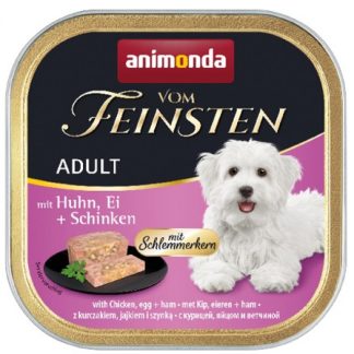 ANIMONDA Vom Feinsten Adult Classic Курица, яйцо и ветчина - влажный корм для собак - 150 г