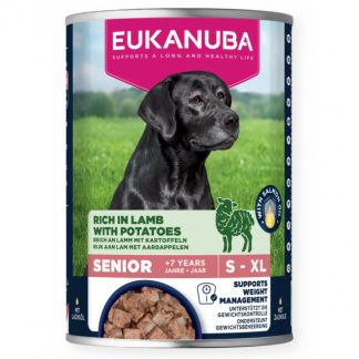 Влажный корм для собак EUKANUBA Life Care Senior с ягненком и картофелем - 400 г