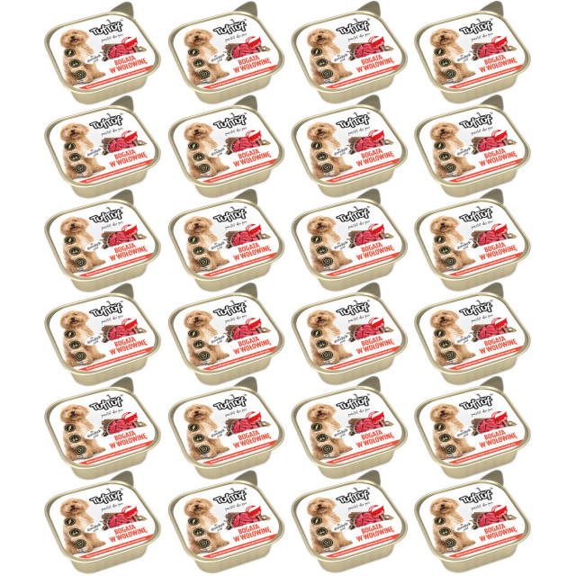 Влажный корм для собак TUF Alupak Beef Pate - 24 x 300 г