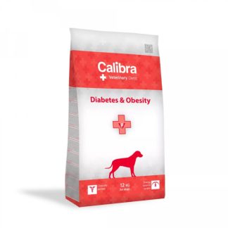 Сухой корм для собак CALIBRA Veterinary Diets от диабета и ожирения - 12 кг