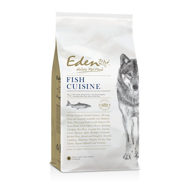 Сухой корм для собак EDEN Cuisine 80/20 с рыбой для мелких пород - 6 кг