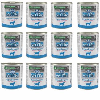 Влажный корм для собак FARMINA Vet Life Dog Hypoallergenic Duck&Potato - 12 x 300 г