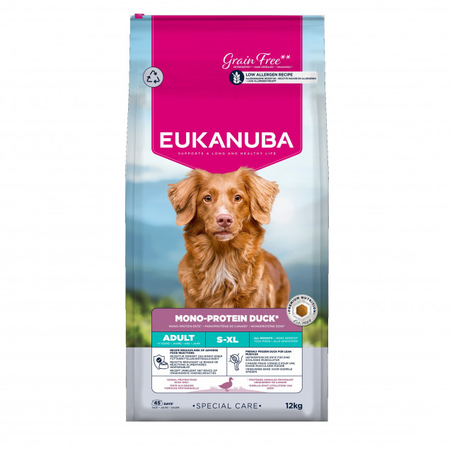 EUKANUBA Special Care Mono Adult Duck - сухой корм для собак - 12 кг