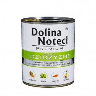 DOLINA NOTECI Премиальный влажный корм для собак с высоким содержанием дичи - 800 г