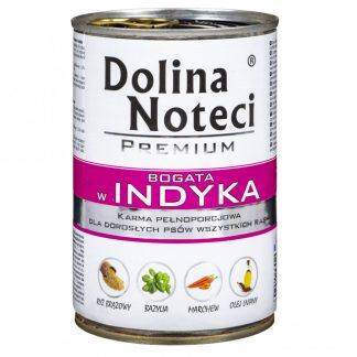 DOLINA NOTECI Премиальный влажный корм для собак с высоким содержанием индейки - 400 г