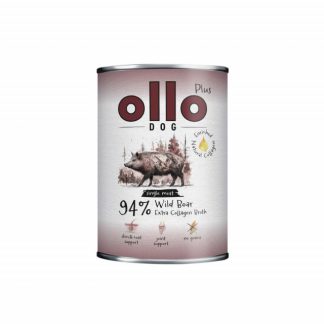 OLLO Plus Collagen Mono Wild Boar - влажный корм для собак - 400 г