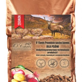 О'CANIS Оленьий корм с просом, картофелем и красной свеклой Моно - сухой корм для собак - 12 кг