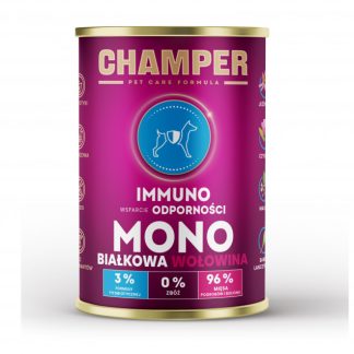 Влажный корм для собак CHAMPER Immuno Mono Beef - 400 г
