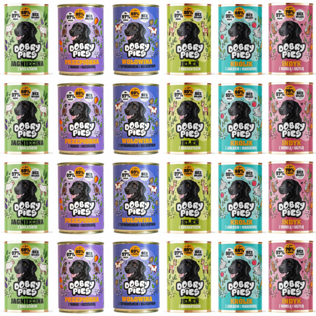 Влажный корм для собак GOOD DOG Mix of Flavors - 24 x 400 г