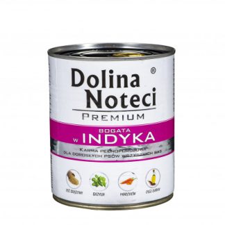 DOLINA NOTECI Премиум-корм для собак с высоким содержанием индейки - влажный корм для собак - 800 г