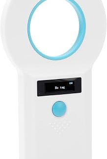 Luocute Scanner de Puces D'identification D'Animaux Domestiques, Lecteur 134,2 кГц 125 кГц с функцией хранения для детей, чатов, свиней, животных
