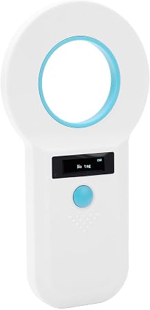Luocute Scanner de Puces D'identification D'Animaux Domestiques, Lecteur 134,2 кГц 125 кГц с функцией хранения для детей, чатов, свиней, животных