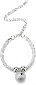 Ожерелье SIXRUN из регулируемого нейлона для чата, Clochette, для Petits Animaux de Compagnie, Collier Rose Doux pour la Peau, Longueur de 14,96 Pouces pour les Propriétaires D'animaux de Compagnie (БЕЛЫЙ)