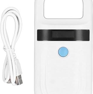 Wakects Lecteur D'étiquettes D'Animaux, Scanner de Puces ISO11784 85 FDX B EMID ID64, Lecteur, экран OLED, расстояние лекций 15 см, для подбородка, Animal de Compagnie, Chat, Cochon,