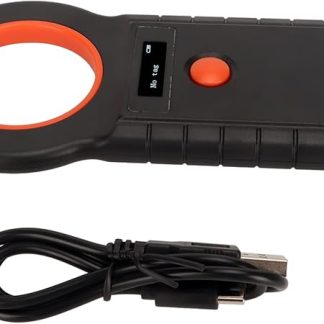 RFID-считыватель для сканирования шерсти животных, ISO 11784 11785 FDX B EMID-считыватель для домашних животных, ветеринарное применение, материал ABS (черный)