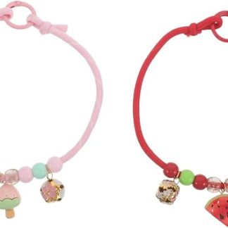 Ожерелья Toyvian из 2 частей для животных Perles Регулируемые подвески с мультяшными героями для бесед и маленьких собак Аксессуары Удобные украшения для повседневного использования и праздников