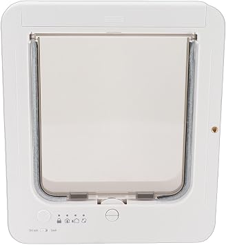 Активные ворота для ворот для животных, Fonctionnement Facile, Mécanismes Sûrs pour Chatière 10,24x11,61 Pouces