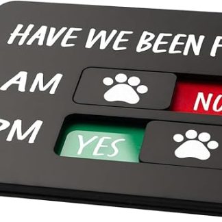 Présentoir de nourriture pour chien – Акрил 9 x 11,9 см Aimant | питание для детей, в ожидании утра, после обеда и чата | Магнитный индикатор refrigérateur pour