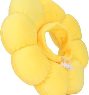 Ожерелье Cryfokt Cône pour Chat Ultra Léger Empêchant le Léchage des Playes Réglable for la Récupération Chirurgicale Colliers élisabéthains pour Chats Материал: Tissu Cristal Super Doux + Coton PP