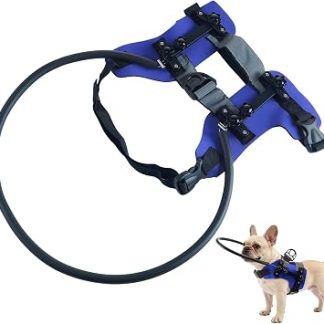 Harnais pour chien aveugle et чат Malvoyant, колье с отражающими полосами – Anneau против столкновений для домашних животных | pour la Marche, les voyages, l'entrainement, la randonnée Interior
