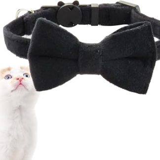 Колье для чата с папильоном - Колье для чата с папильоном | nœud papillon et clochette - Accessoire de vêtements pour chien - колье pour la maison, le mariage, la promenade, les