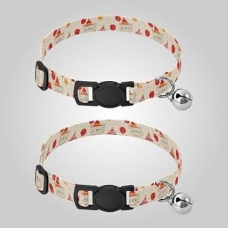 Лот из 2 регулируемых ожерелий для chien et chat de petite Taille.