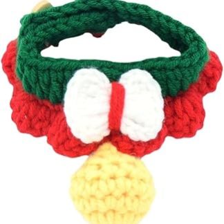 2 колье для компании, écharpe tricotée au Crochet, bavoir mignon для детей и чатов, аксессуары Фото, vêtements Échappée de collier pourchat (Цвет3, L 35CM)
