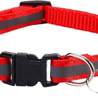 Колье Pour Chien Колье Réfléchissant Avec Clochette Intégrée | Аксессуары Léger Anti-Mâchure Sécurisé Pour Education Promenade Nocturnes Et Activités Extérieures