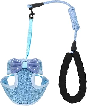 Harnais et laisserespirants для чата, Harnais de gilet для чата с nœud papillon