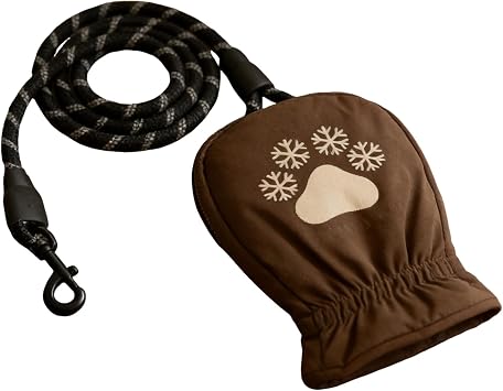 Изоляционные материалы Laisse Pour Chien Corde De Conduite Pour Animal Avec Gants | Laisse De Marche Ergonomique Pour Chien Pour Randonnée, Plein Air, Hiver, Course, , Déplacements Urbains et