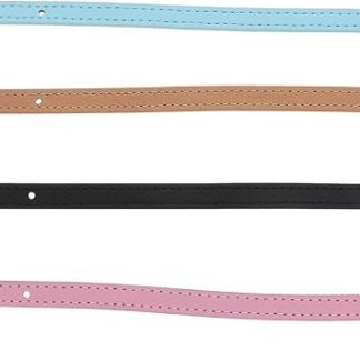 Ожерелья Toyvian из 4 частей из искусственной кожи с клошами Réglables et Sécurisés, декоративный воротник-кошка для детей и чатов, регулируемые для Petits Chiots et Animaux Quotidien
