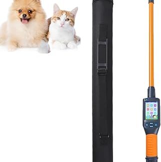Lecteur/Scanner De Micropuces Pour Animaux De Compagnie Pour Etiquettes Auricculaires De Chats Et De Chiens, Arrêt Automatique Après 30 Secondes Et Stockage Jusqu'à 20 000 Données
