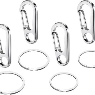 Зажим Médaille Chien Pour Ожерелье Pour Animaux, Chien, Chat, Médaille | 4 зажима Rapides D'Étiquette En Acier Inoxydable Pour Collier Maison Ba