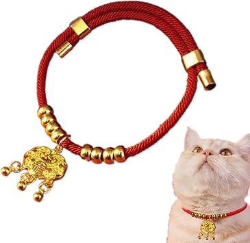Кольеры для детей Колье для чата дю Нувель Ан, Декор Де Коу | Année Du Serpent Attache Sécurité Réglable Doux Grelot Festif Nœud Ruban Mignon Pour Nouvel An Fêtes