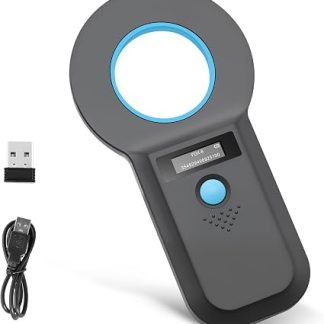 Сканер Micropuce для домашних животных, Lecteur d'identification d'animaux Domestices, Lecteur de micropuce RFID, 128 шт. памятка этикетной информации, ISO11784/85/HFDX-B/EMID