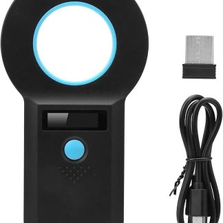 Считыватель микрочипов для животных, сканер микрочипов Bluetooth, RFID, портативный, 134,2 кГц, 125 кГц, перезаряжаемый, для животных, Compagnie et la Traçabilité, пластик ABS.