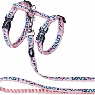 Nobby 53057-15 Ensemble pour chat Love rose