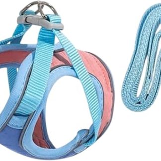 Laisse pour chien de petite Taille, Harnais de Refléchissant Pour | чат, Laisse pour animaux de compagnie réglables Ансамбль с бандами Жилет, удобный для детей для марша Activités